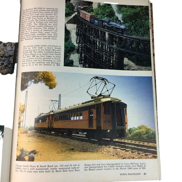 Model Railroad Magazine August 1986 Los Angeles Subdivision Vintage u - Picture 11 of 12